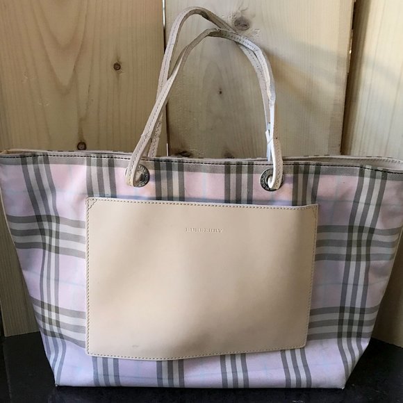 Pink Burberry Tote - Picture 3 of 16